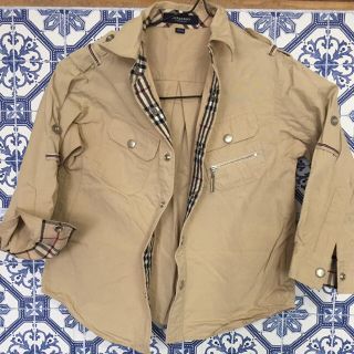 バーバリー(BURBERRY)のBURBERRY LONDON バーバリー ベージュ色 長袖シャツ 110(ブラウス)