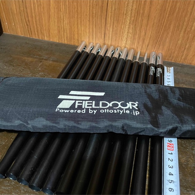 FIELDOOR(フィールドア)のアルミタープポール　30cm 12本 スポーツ/アウトドアのアウトドア(テント/タープ)の商品写真