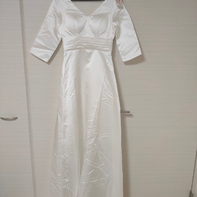 新品！ウエディングドレス 二次会 結婚式 前撮り ドレス  (S)フォーマル/ドレス