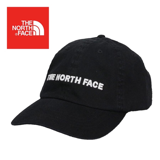 THE NORTH FACE キャップ 刺繍ロゴ NF0A5FY1 ブラック