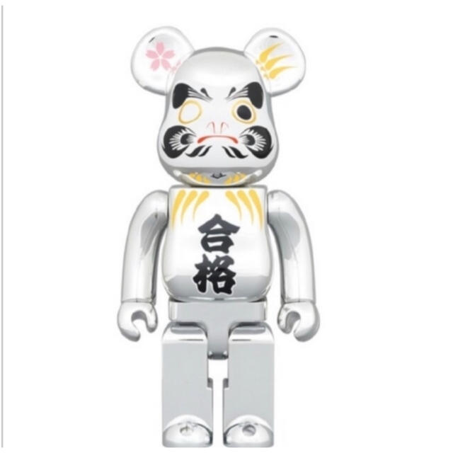 BE@RBRICK 達磨 合格 銀メッキ 100%&400% セット フィギュア BE@RBRICK 達磨 合格 銀メッキ 100%&400% セット フィギュア