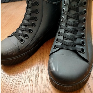 ハイカット レインブーツ 黒 21cm(長靴/レインシューズ)
