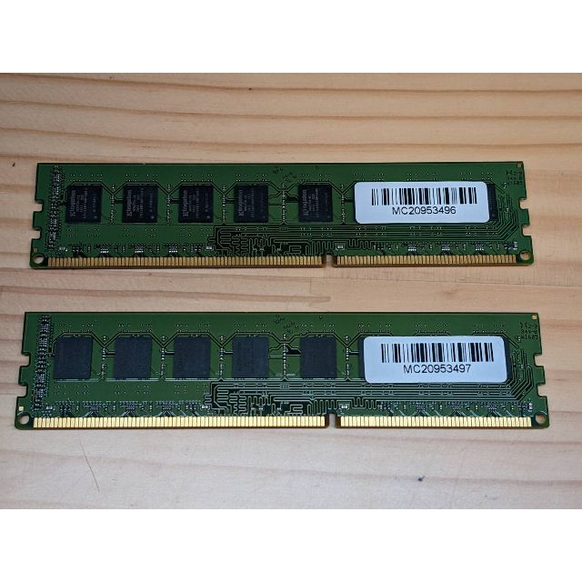 PC3-12800 DDR3-1600 8GB（2枚） 1