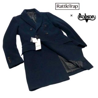 ラトルトラップ(RATTLE TRAP)のRATTLE TRAP × bobson【新品未使用】ダブルチェスターコート(チェスターコート)