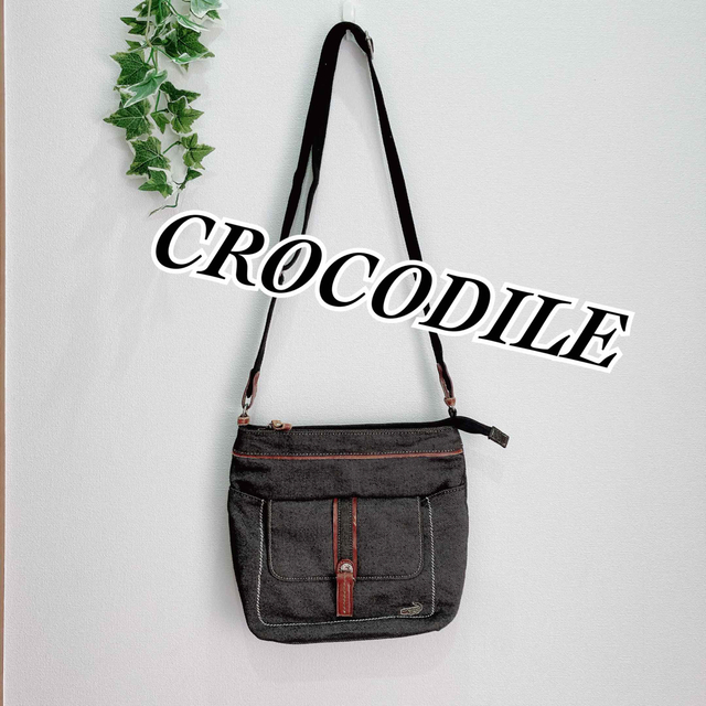 Crocodile(クロコダイル)のCROCODILE クロコダイル　ショルダーバッグ　デニム レディースのバッグ(ショルダーバッグ)の商品写真