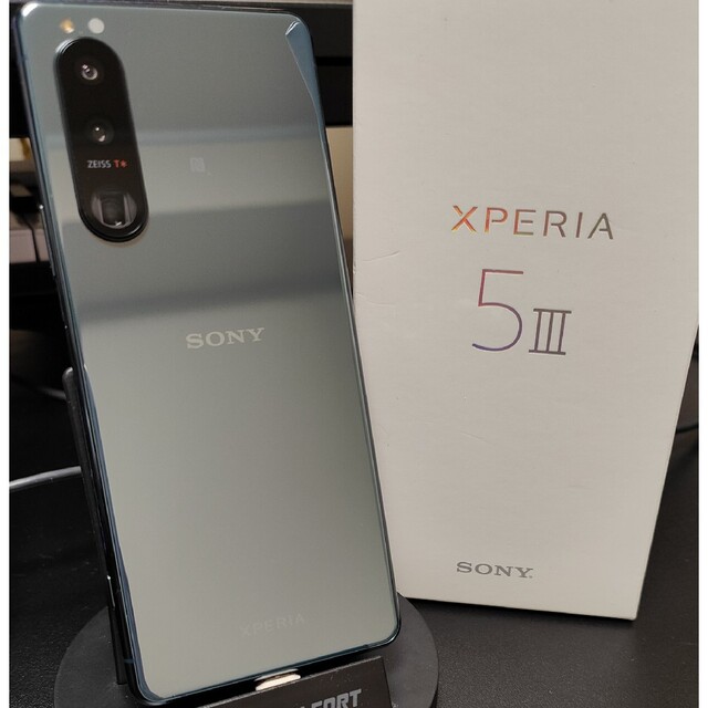 Xperia(エクスペリア)のSONY Xperia 5 III Green 8/256 国内simフリー版 スマホ/家電/カメラのスマートフォン/携帯電話(スマートフォン本体)の商品写真