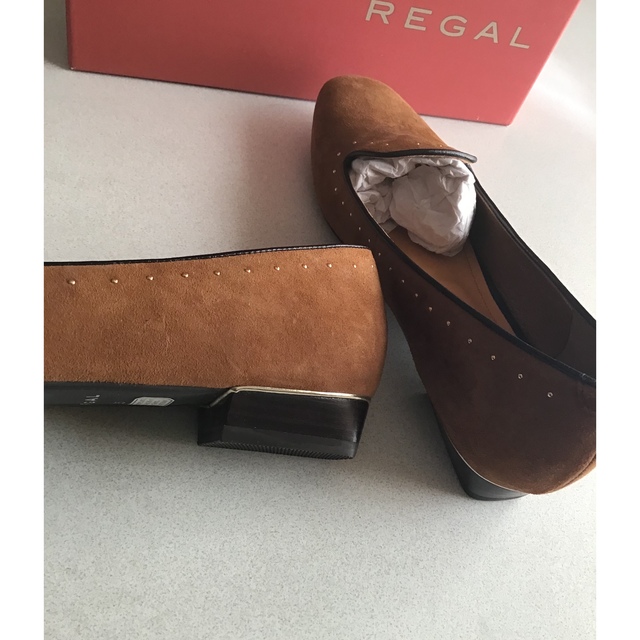 REGAL(リーガル)の新品 リーガル ローヒール ローファー パンプス 25cm レディースの靴/シューズ(ローファー/革靴)の商品写真