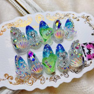 ￥1700＊プリンセスマーメイド＊ネイルチップ アリエル ディズニー