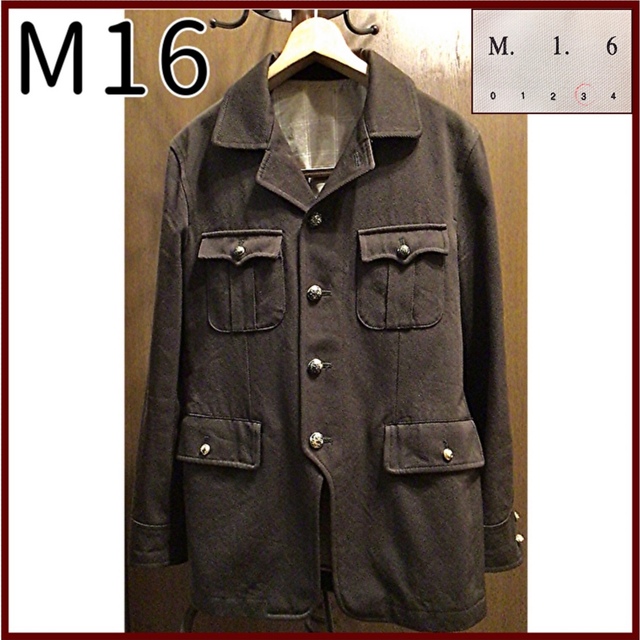 M 16 エムシックスティーン カバーオール ジャケット カーキ メンズ L