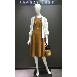 セオリーリュクス(Theory luxe)のTheory luxe  セオリー リネン ワンピース  リネン 麻 新品(ひざ丈ワンピース)