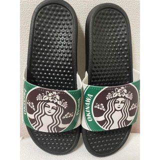 スターバックスコーヒー(Starbucks Coffee)のスターバックス　サンダル　ブラック　黒(サンダル)