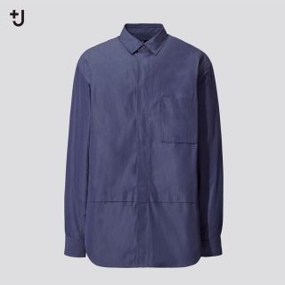 ユニクロ(UNIQLO)のUNIQLO ＋j スーピマコットンオーバーサイズシャツ（長袖）(シャツ)