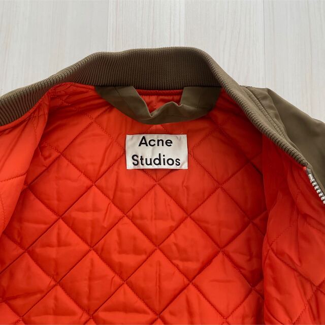 ACNE STUDIOS  MA-1ブルゾン　ブラック　46（M〜Lサイズ相当）