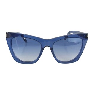 サンローラン(Saint Laurent)のSAINT LAURENT サンローラン サングラス SL214 kate アイウェア サングラス 眼鏡 ブルー系 55□20-145【中古】(サングラス/メガネ)