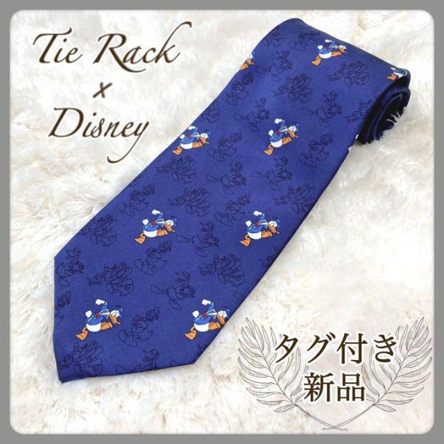Disney 新品 Tie Rack ドナルド 高級 ネクタイ コラボ シルク100 紺の通販 By Kouthan S Shop ディズニー ならラクマ