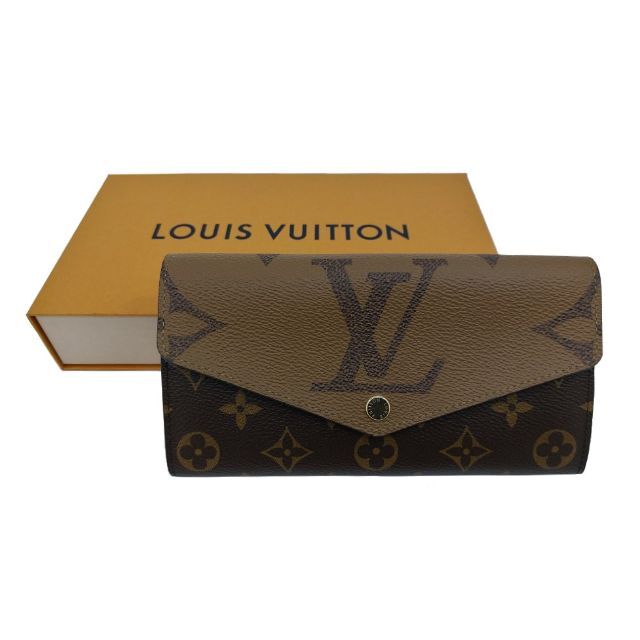 驚きの価格が実現！ LOUIS VUITTON 未使用品！LV【ルイ ヴィトン】モノグラムジャイアント ポルトフォイユ・サラ 財布 