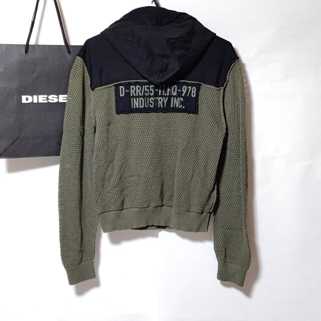 DIESEL メッシュ　カットソー パーカー