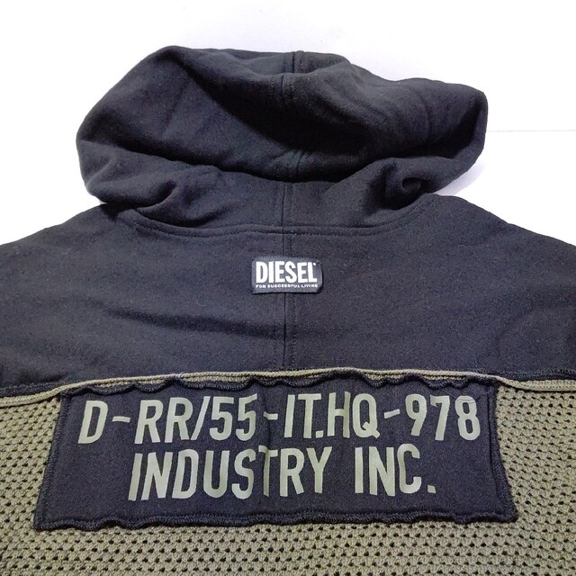 DIESEL メッシュ　カットソー パーカー