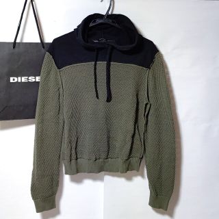 ディーゼル(DIESEL)のDIESEL メッシュ　カットソー パーカー(ニット/セーター)