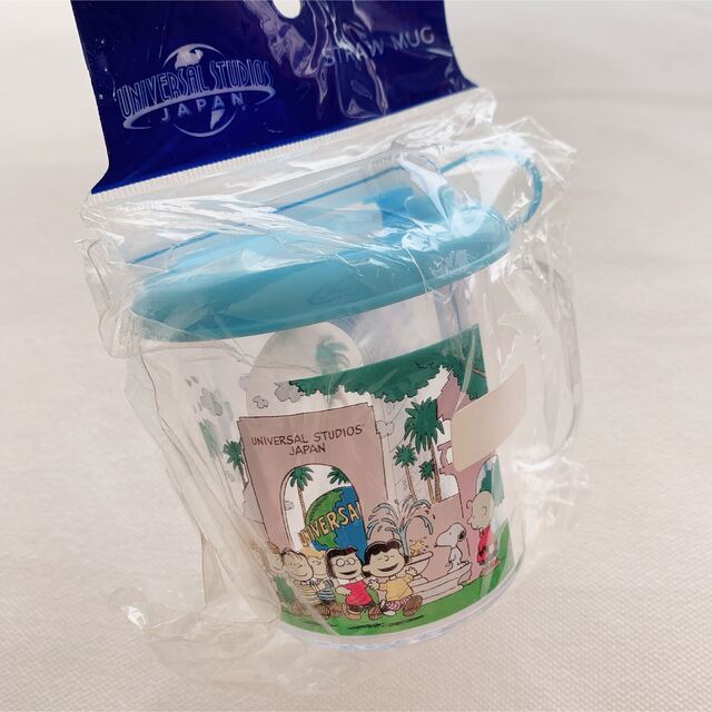 SNOOPY(スヌーピー)のUSJ PEANUTS ピーナッツ SNOOPY スヌーピー  ストローマグ キッズ/ベビー/マタニティの授乳/お食事用品(水筒)の商品写真