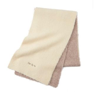 *新品* her lip to Two-tone Message Stole