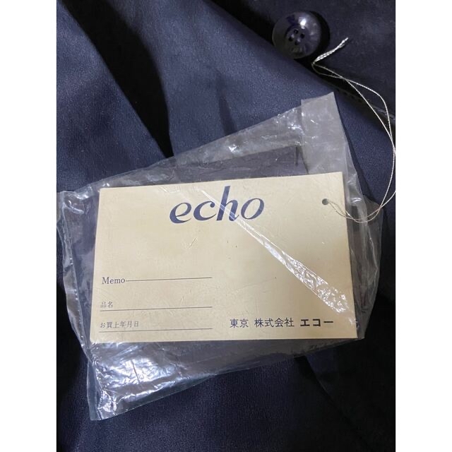 ECHO(エコー)のH008 新品 ECHO エコー ロング レザーコート 牛革 サイズ9 レディースのジャケット/アウター(ロングコート)の商品写真