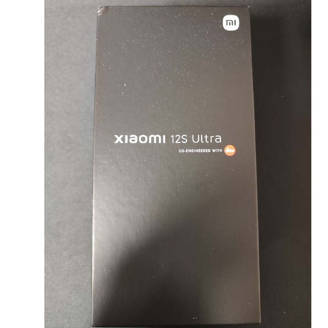 スマホ/家電/カメラXiaomi 12S Ultra 12GB 512GB 黒 ほぼ新品