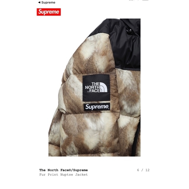 Supreme(シュプリーム)のＭ様専用！supreme the north face 13aw nuptse  メンズのジャケット/アウター(ダウンジャケット)の商品写真