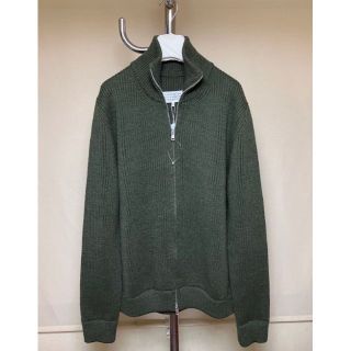 マルタンマルジェラ(Maison Martin Margiela)の新品 XL 20ss マルジェラ ドライバーズニット 緑 3752(ニット/セーター)