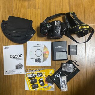 Nikon - Nikon D5500 BLACK ボディ バッテリー2個付き