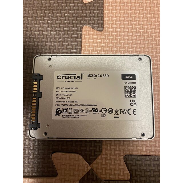 Crucial SSD 1000GB MX500 1