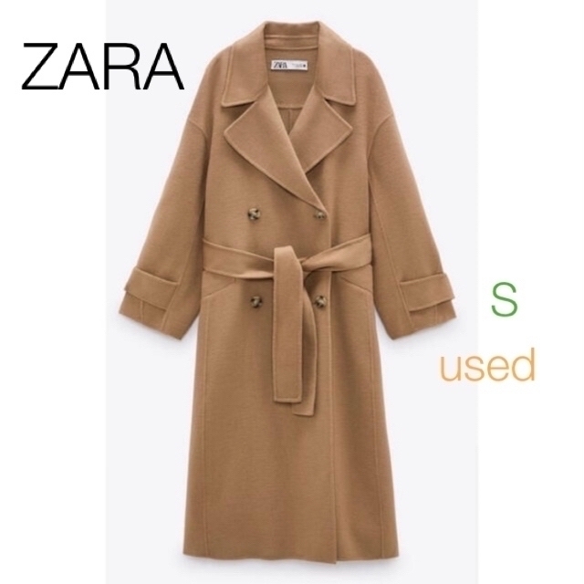 20AW ZARA リミテッドエディション ハンドメイド ウールリバーコート S