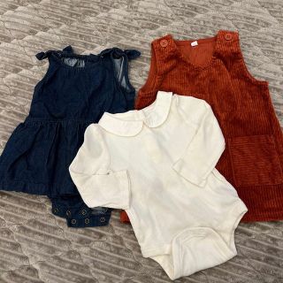 ベビーギャップ(babyGAP)のロンパース　70サイズ　女の子(ロンパース)