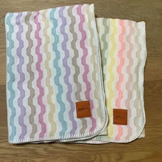 ミッソーニ(MISSONI)のMISSONI(ミッソー二)HOME ハーフケット　2枚　ひざかけ(毛布)