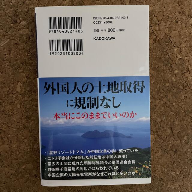 爆買いされる日本の領土 エンタメ/ホビーの本(その他)の商品写真