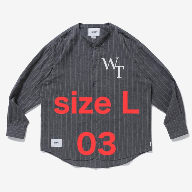 【L 03】Wtaps LEAGUE LS FLANNEL. STRIPE