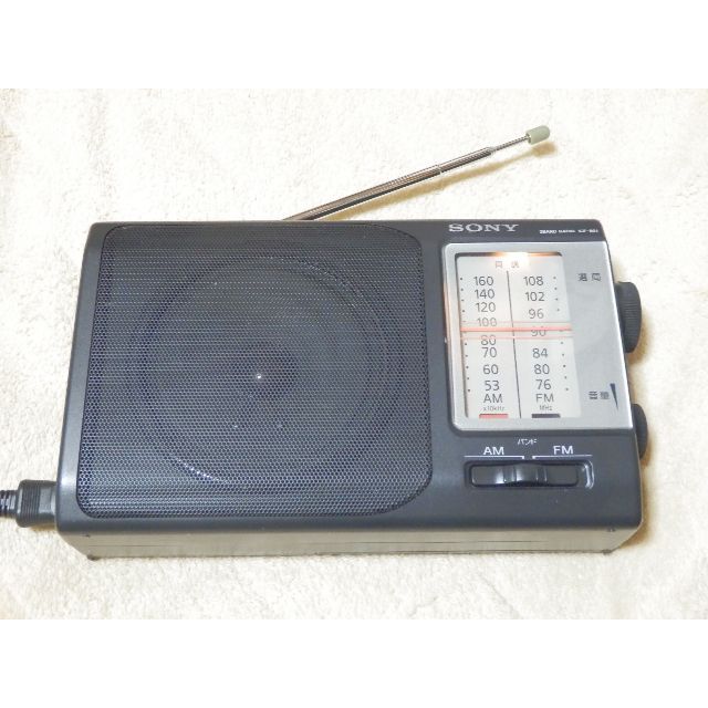 SONY ICF-801 FM AMポータブルラジオ - ラジオ・コンポ