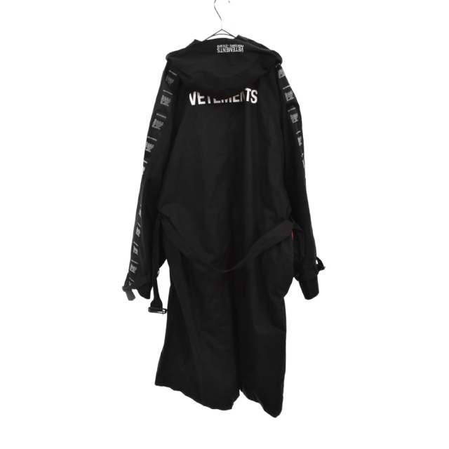 VETEMENTS ヴェトモン 18SS バックロゴ オーバーサイズトレンチコート