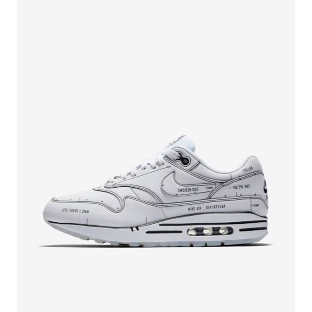 新品未使用 nike air max 1 sketch to shelf 28