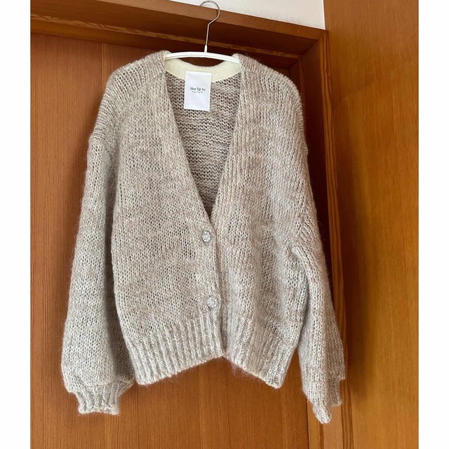 Her lip to ビジューカーディガン? (Be Mine Emblem Knit Her lip to ビジューカーディガン? (Be Mine Emblem Knit