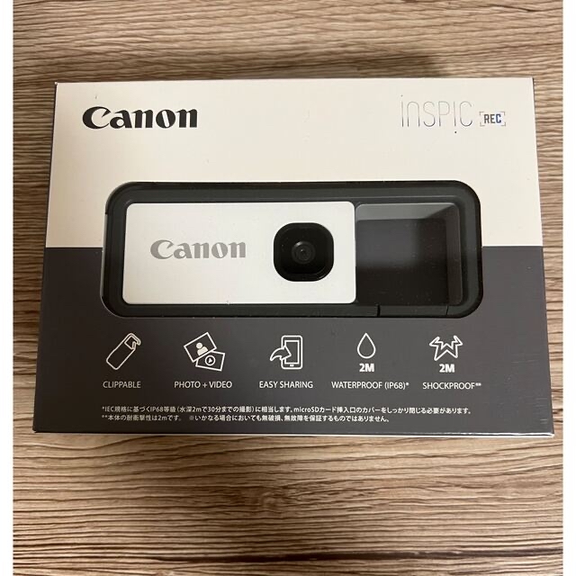 Canon キャノン デジタルカメラ iNSPiC REC FV-100 グレー-
