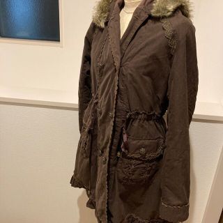 アクシーズファム(axes femme)のきさ様専用【美品】axes femme アクシーズファム　モッズコート　茶色　M(モッズコート)