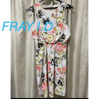 フレイアイディー(FRAY I.D)のFRAY I.D 花柄ワンピース(ミニワンピース)