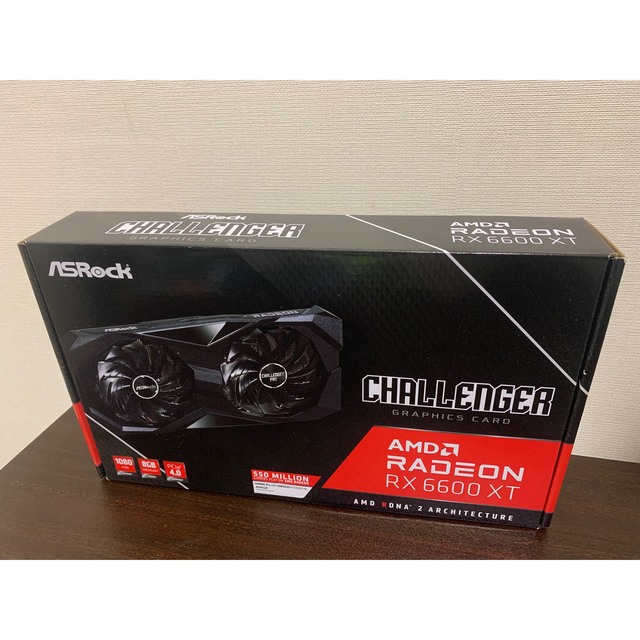 ASRock CHALLENGER AMD RADEON RX6600XT箱有り