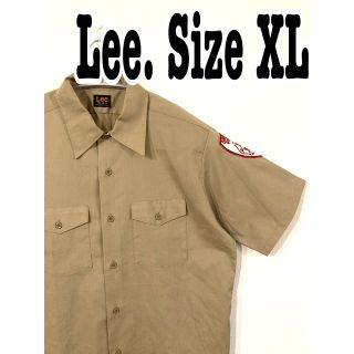 リー(Lee)のLee greendale Fire dept  ワークシャツ　VINTAGE(シャツ)