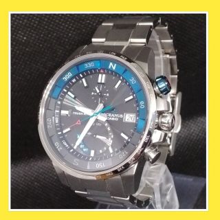 CASIO - オシアナス OCW-P1000-1AJF シルバー 方位計測センサー 内転