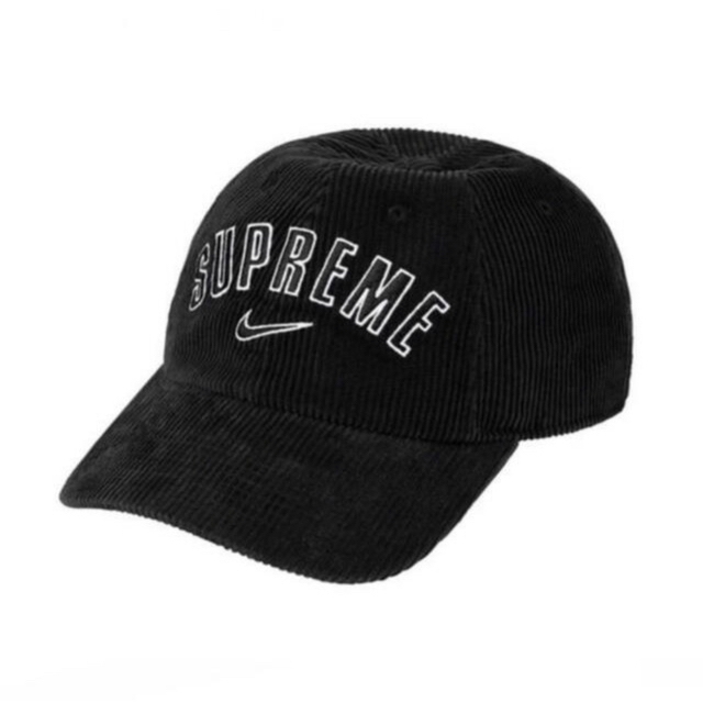 帽子Supreme Nike Arc Corduroy 6-Panel  ブラック