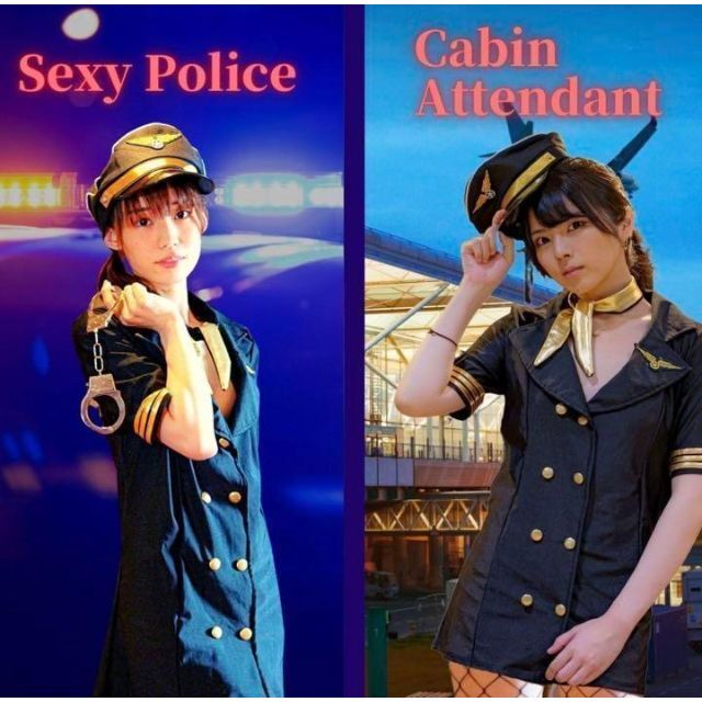 ラスト１点❤️ハロウィン コスプレ ポリス 警察 レディース 警官 セクシー