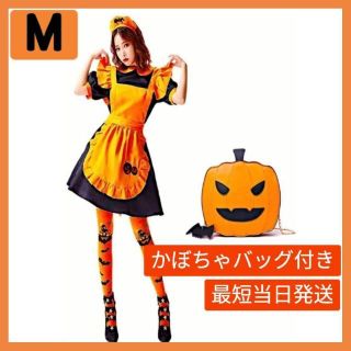 いく87様専用❤️ハロウィン メイド　かぼちゃ ウェイトレス ゴスロリ コスプレ(衣装一式)