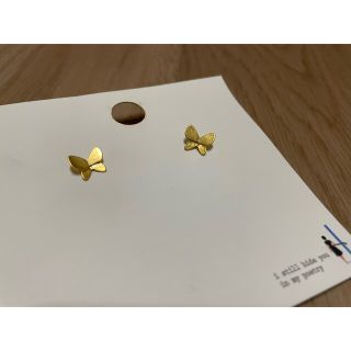 韓国　ピアス　バタフライ(ピアス)